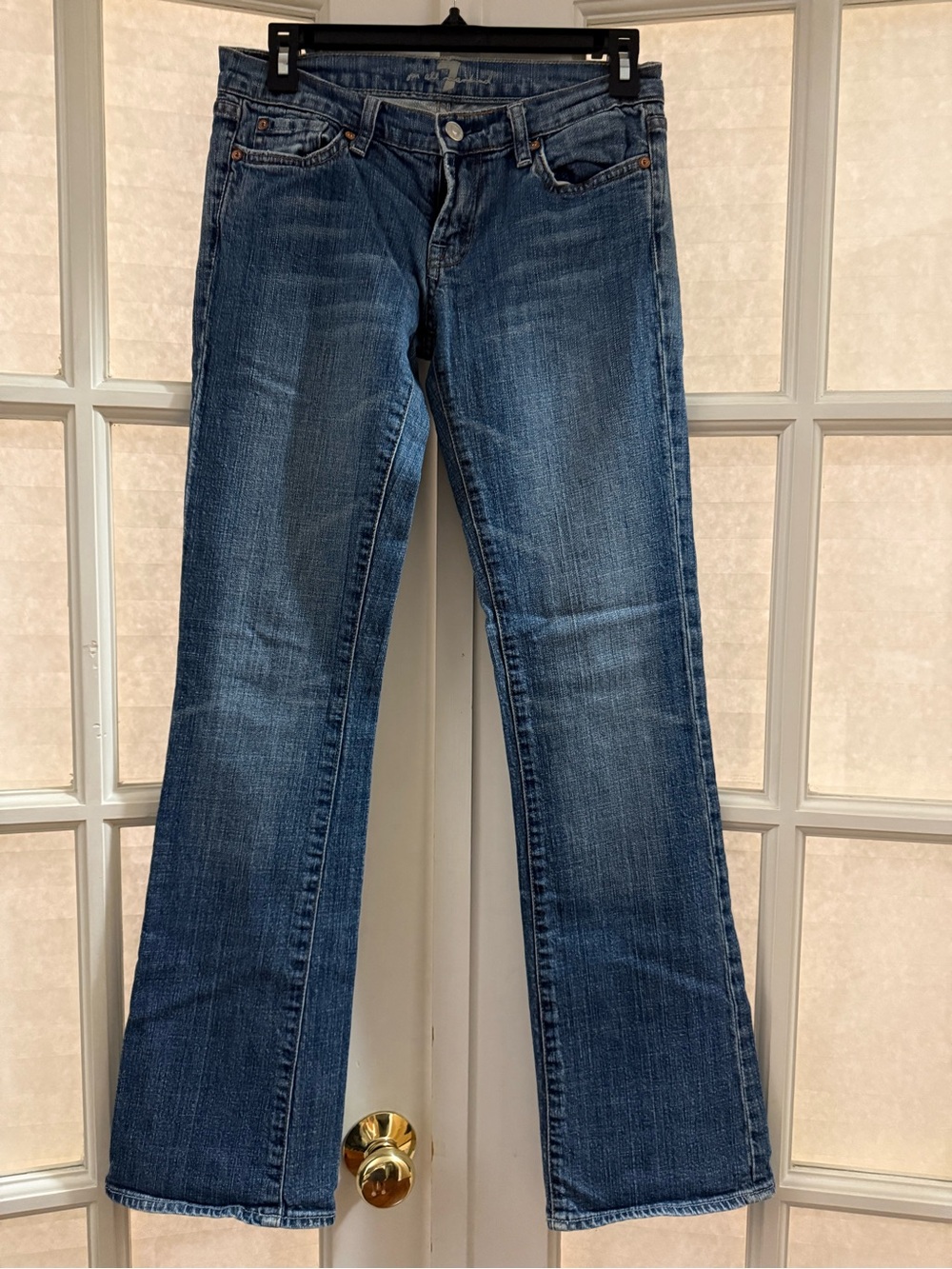7 For All Mankind Dark Blue Bootcut Jeans